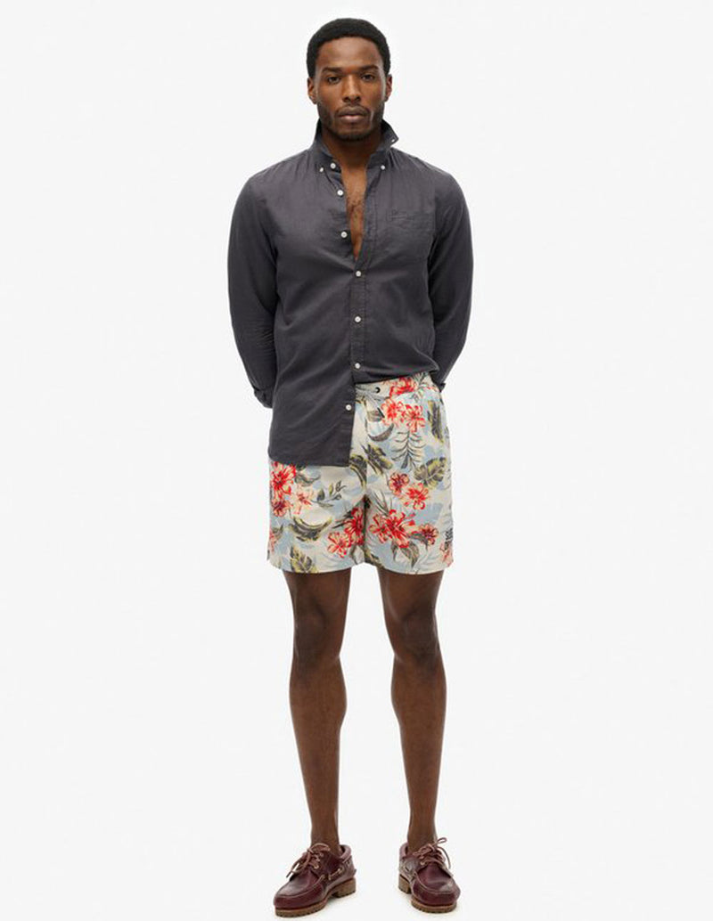 Bañador Superdry Estampado Hawaiano Multicolor hombre