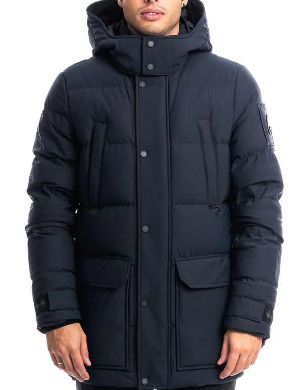 Parka Moose Knuckles Valleyfield Azul Marino Hombre