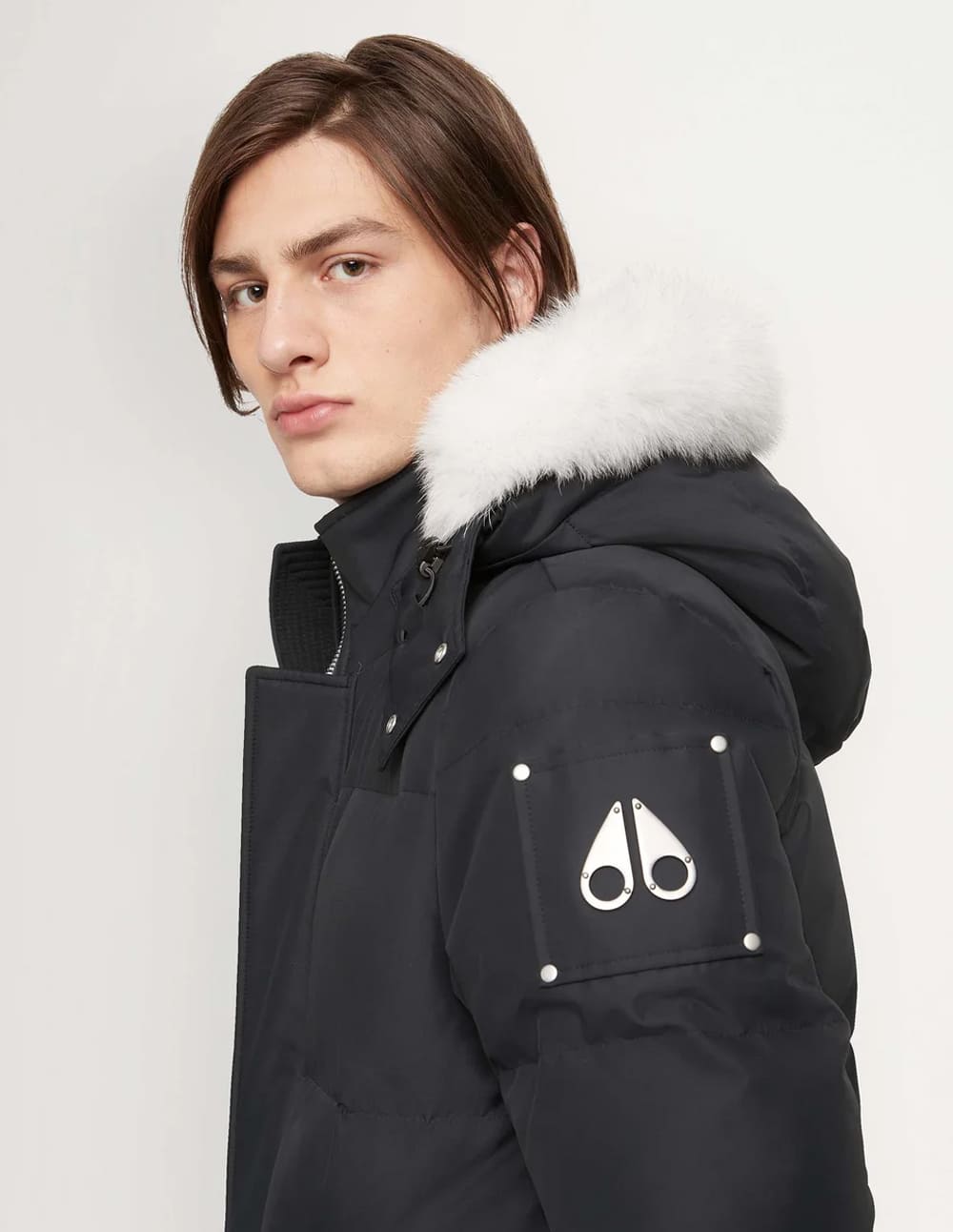 Parka Moose Knuckles 3Q Neoshear Negra Hombre M32MJ178S-1001