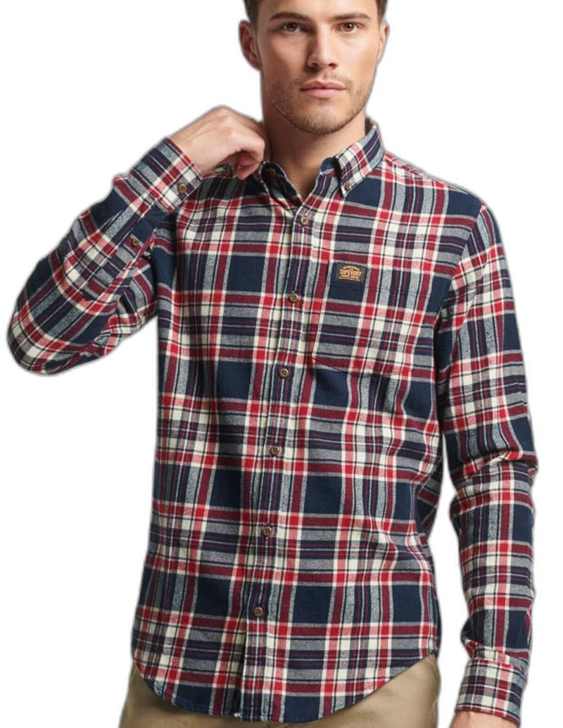 Camisa Superdry de Cuadros Multicolor Hombre