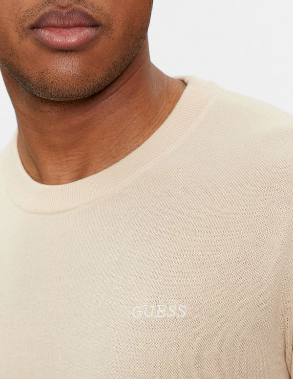 Camiseta GUESS Cornel Washed Beige Hombre