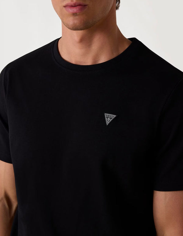 Camiseta GUESS con Logo Negra Hombre