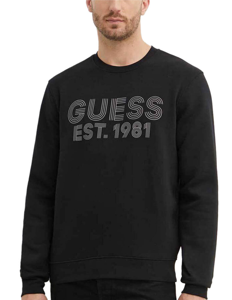 Sudadera GUESS Beau Negra Hombre