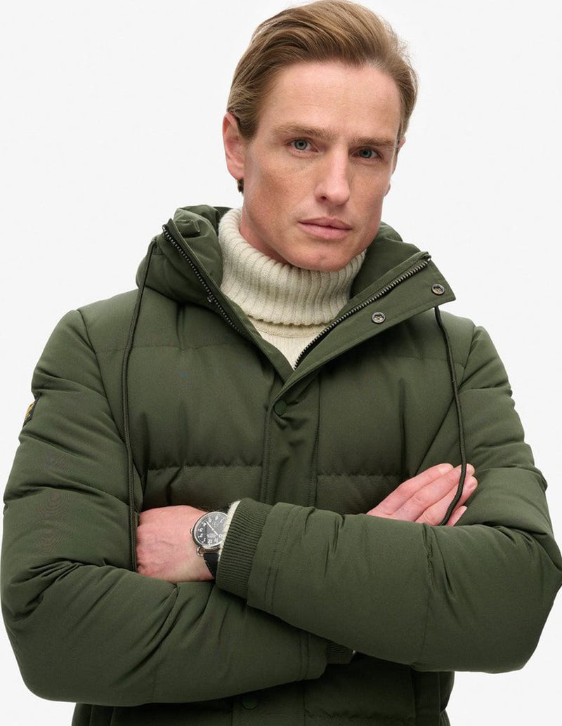 Plumas Superdry Everest Verde Hombre