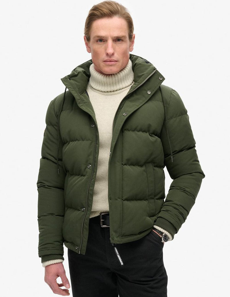 Plumas Superdry Everest Verde Hombre