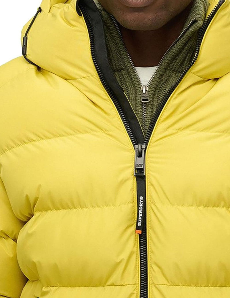 Plumas Superdry con Capucha Sports Amarillo Hombre