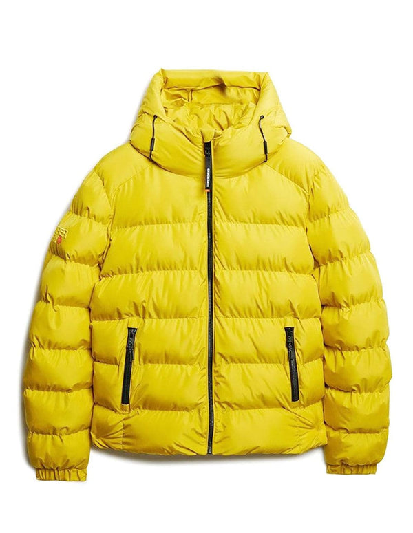 Plumas Superdry con Capucha Sports Amarillo Hombre