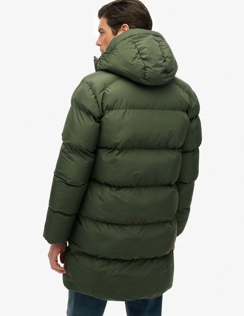 Plumas Superdry Largo Verde Hombre