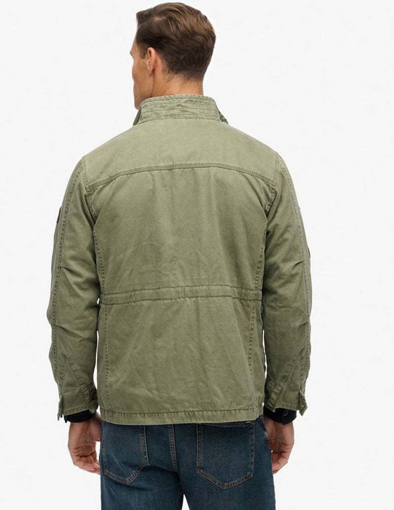 Chaqueta Superdry M65 con Parches Verde Hombre
