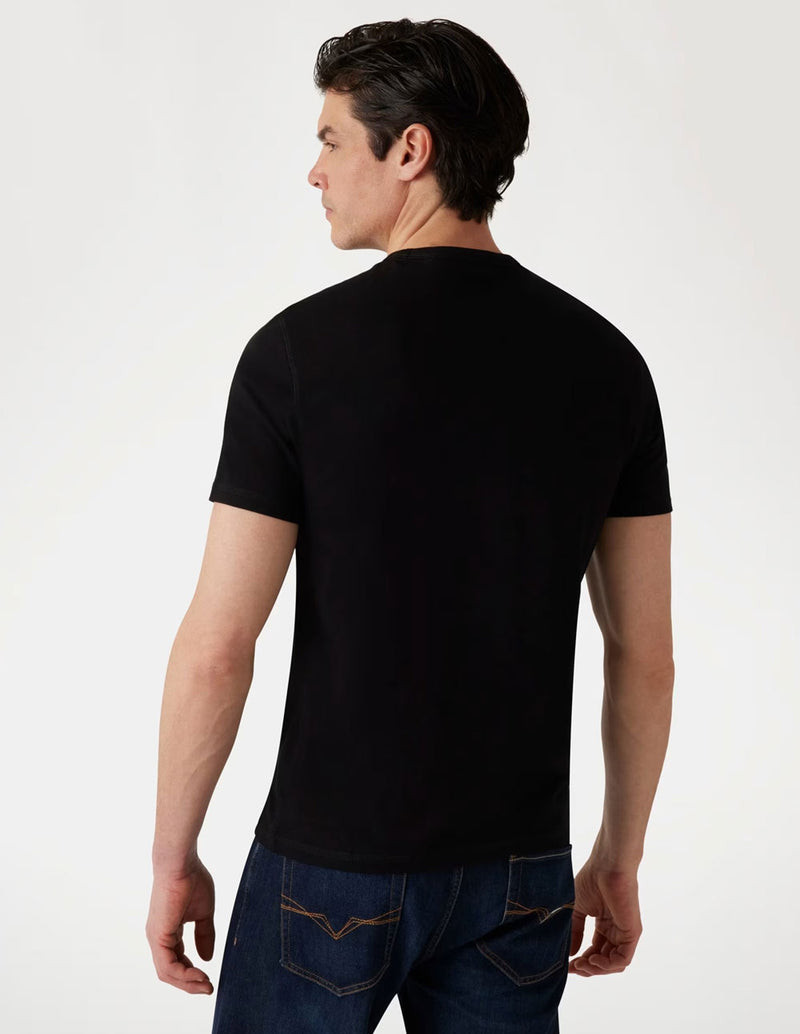 Camiseta GUESS con Logo Negra Hombre