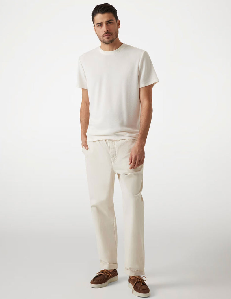 Camiseta GUESS de Punto Elástica Beige Hombre