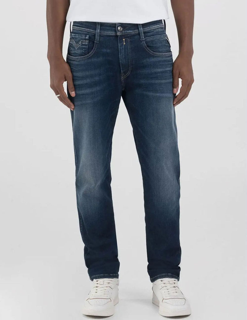 Pantalón Vaquero Replay Slim Fit Anbass Azul Hombre