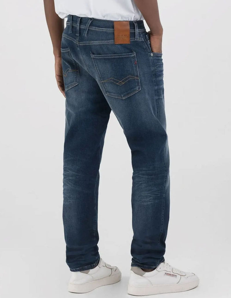 Pantalón Vaquero Replay Slim Fit Anbass Azul Hombre