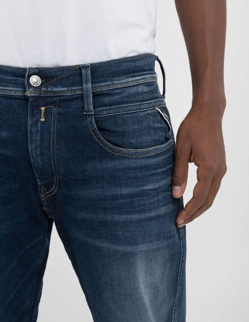 Pantalón Vaquero Replay Slim Fit Anbass Azul Hombre