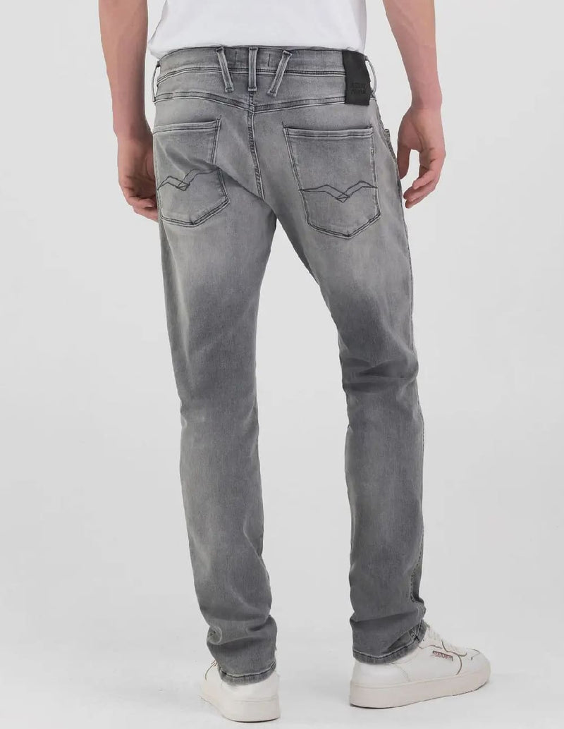 Pantalón Vaquero Replay Slim Fit Anbass L 32 Gris Hombre