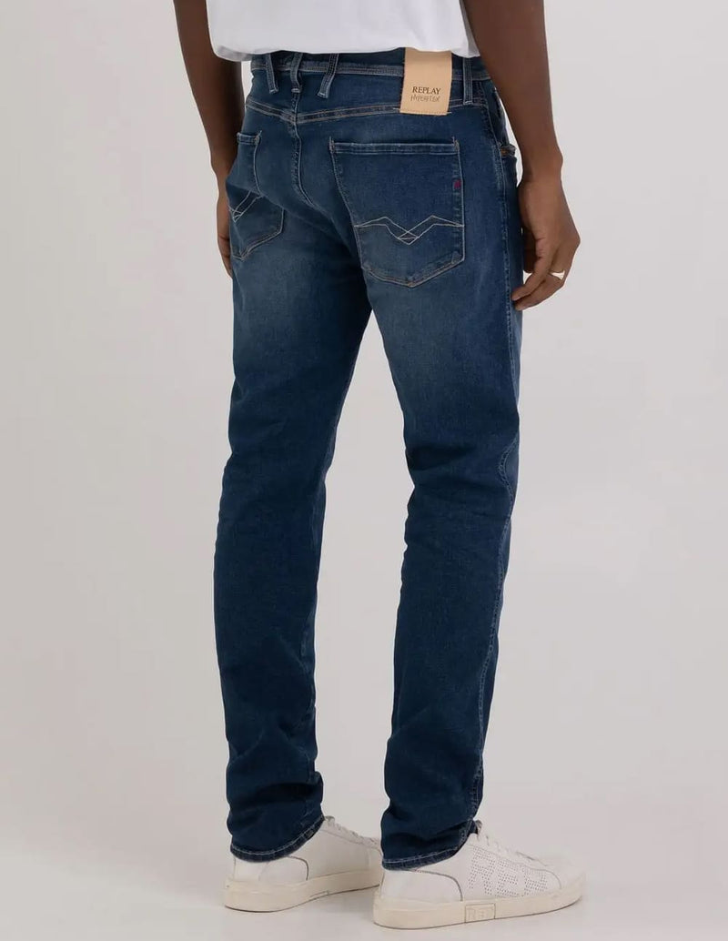 Pantalón Vaquero Replay Slim Anbass Largo 34 Azul Hombre