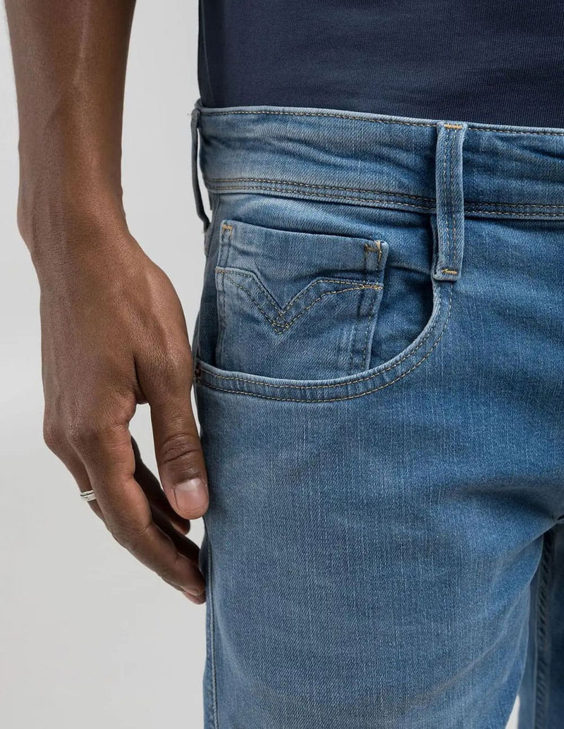 Pantalón Vaquero Replay Slim Fit Anbass Eco Plus Azul Hombre