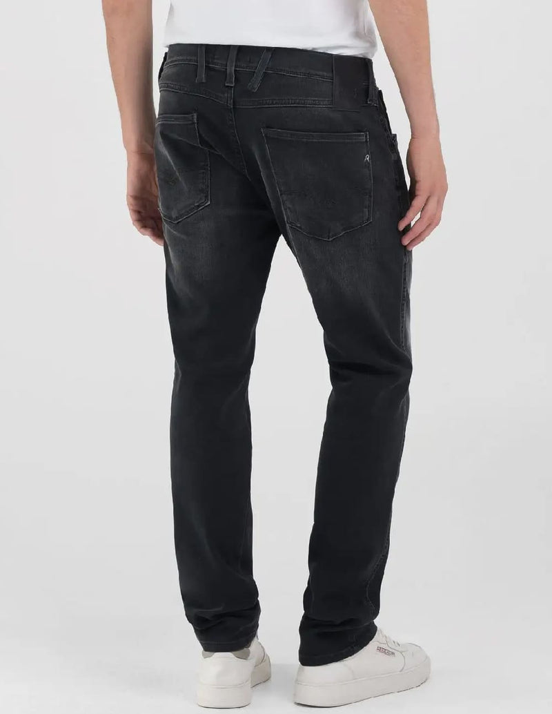 Pantalón Vaquero Replay Slim Fit Anbass L 32 Negro Hombre Hombre