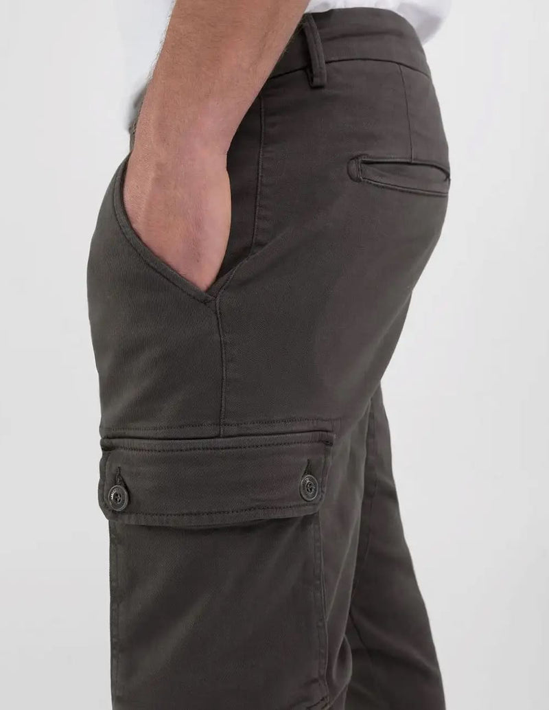 Pantalón Replay Cargo Slim Fit Jaan Gris Hombre