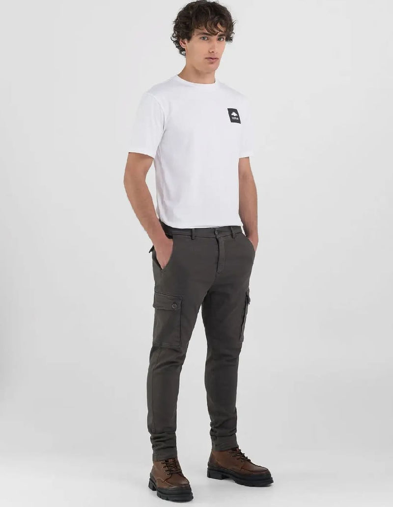 Pantalón Replay Cargo Slim Fit Jaan Gris Hombre