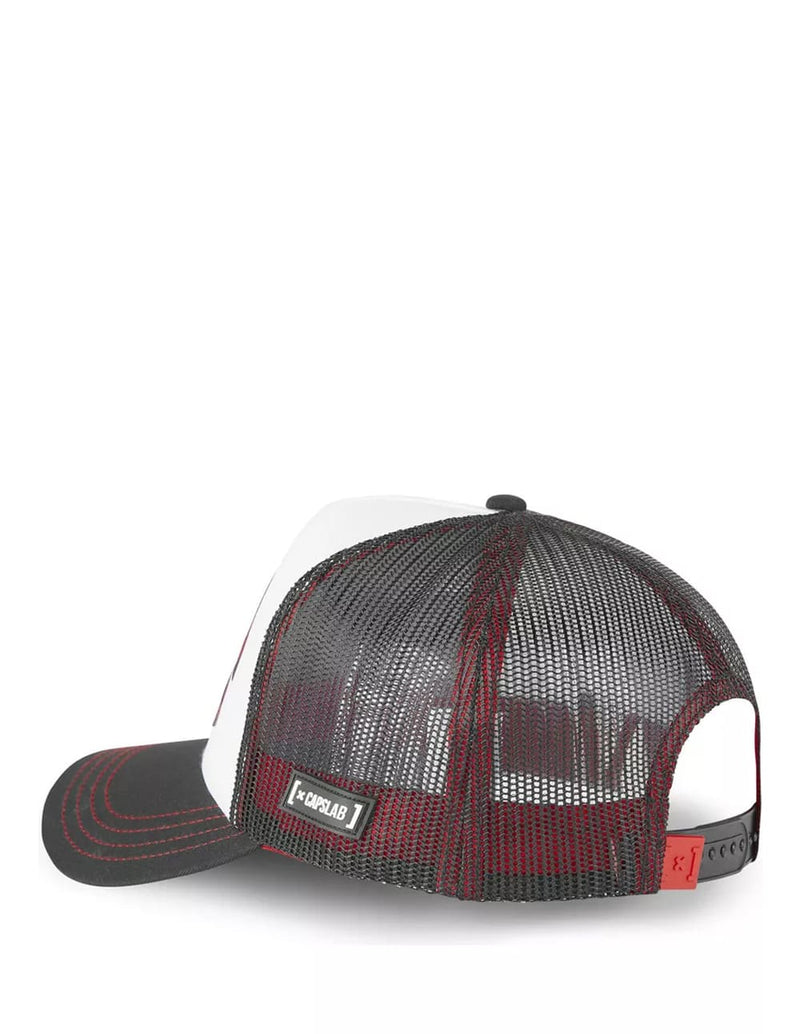 Gorra Capslab Deadpool Blanca y Negra Unisex