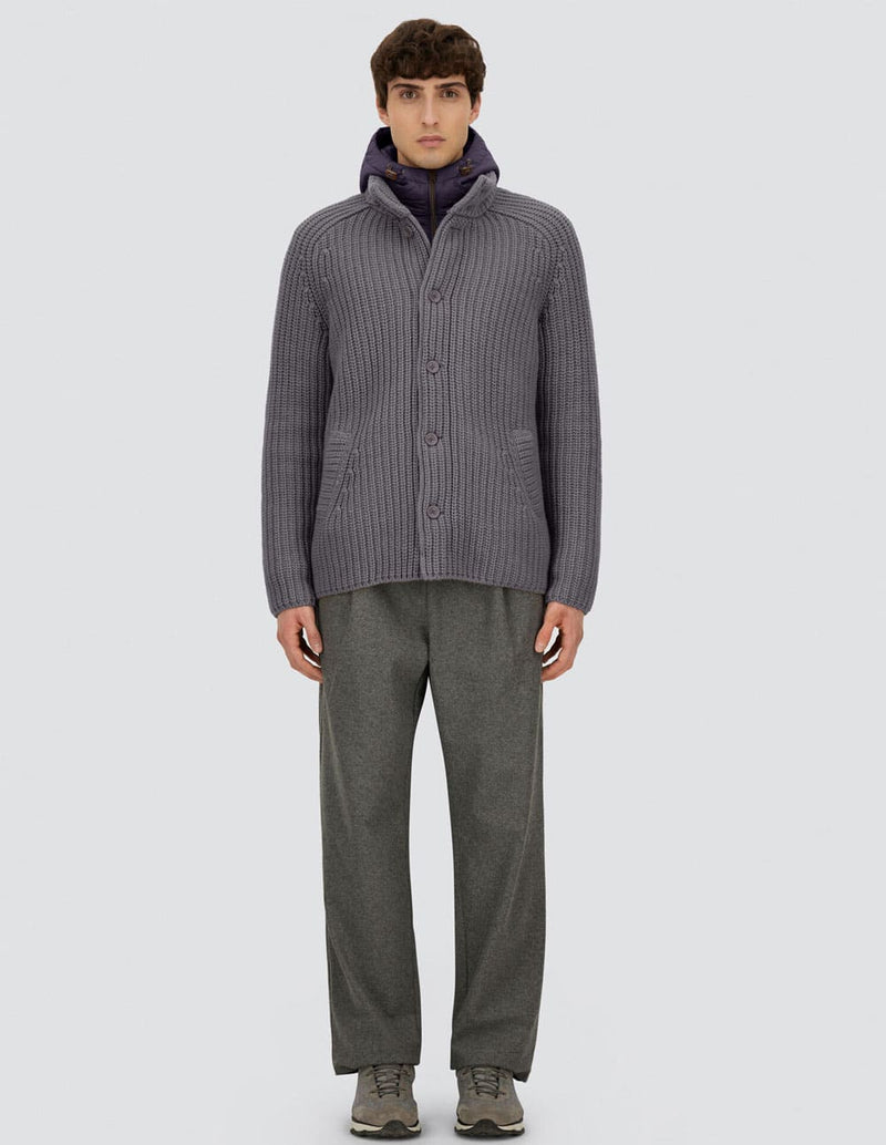 Chaqueta Herno Cob Stitch Wool Gris Hombre