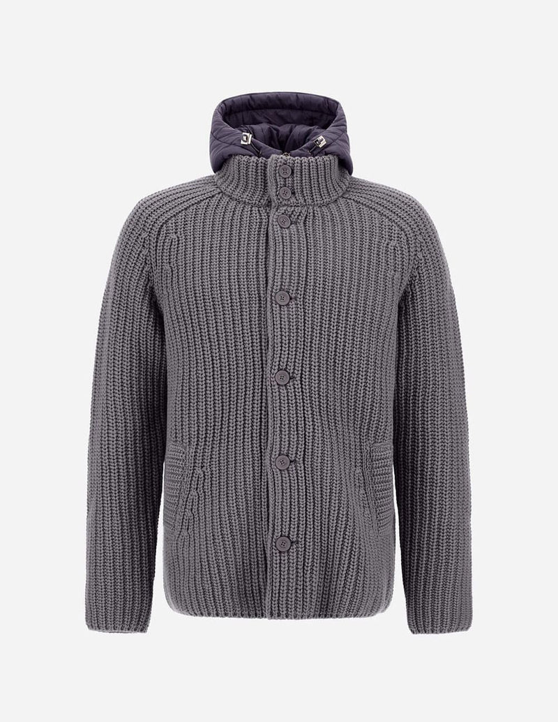 Chaqueta Herno Cob Stitch Wool Gris Hombre