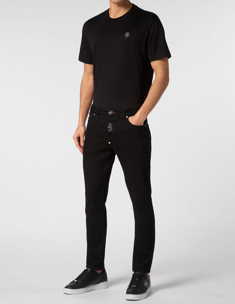 Pantalón Philipp Plein Skinny Fit Negro Hombre