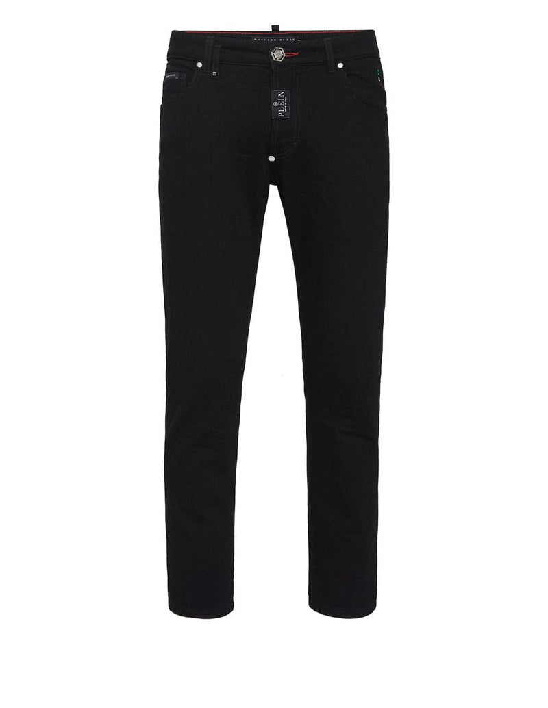 Pantalón Philipp Plein Skinny Fit Negro Hombre