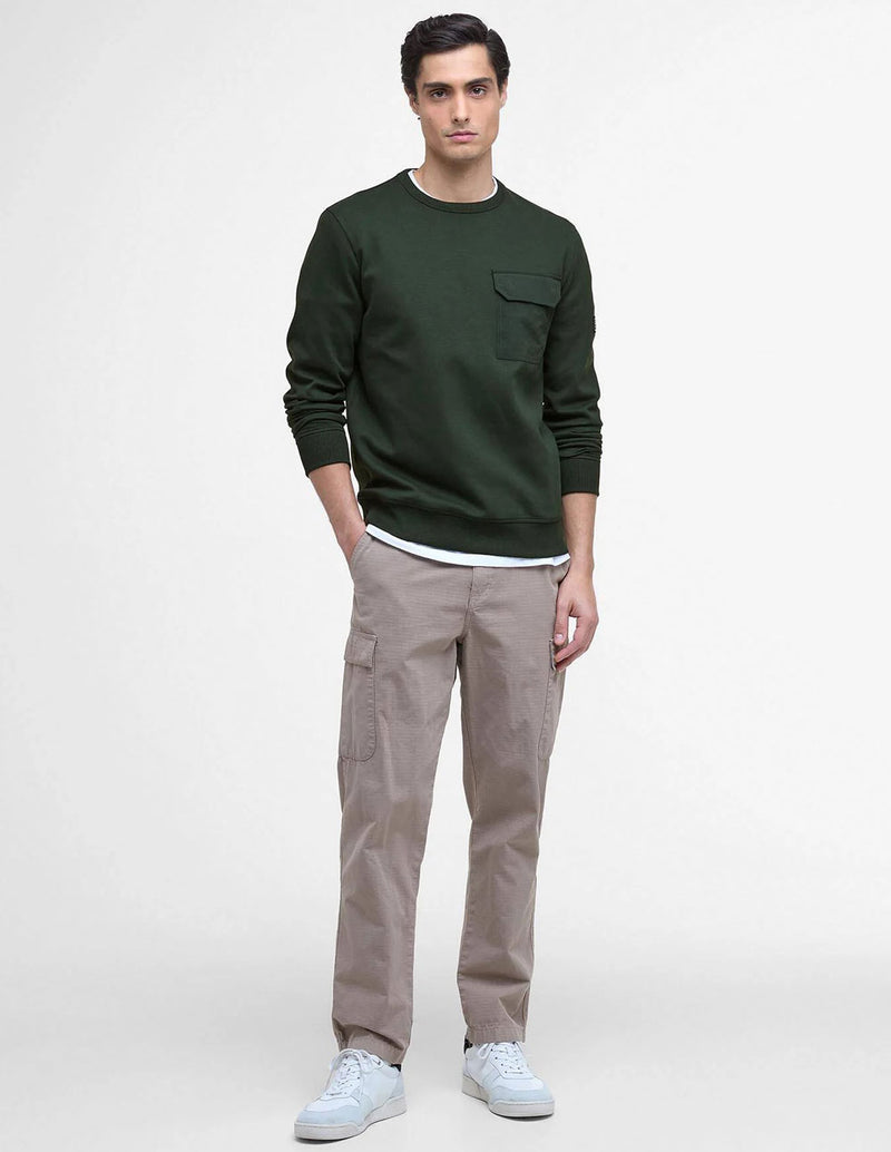 Sudadera Barbour Ilford Interlock Verde Hombre