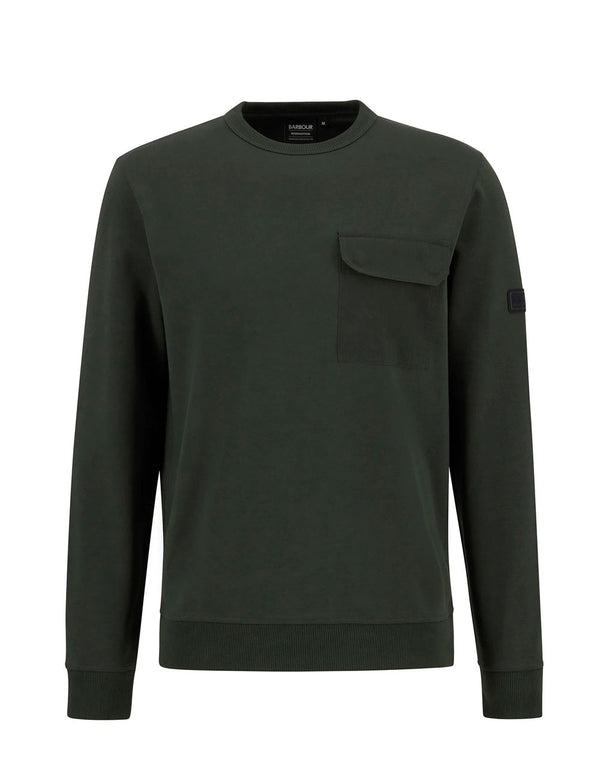 Sudadera Barbour Ilford Interlock Verde Hombre
