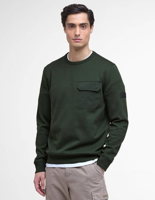 Sudadera Barbour Ilford Interlock Verde Hombre