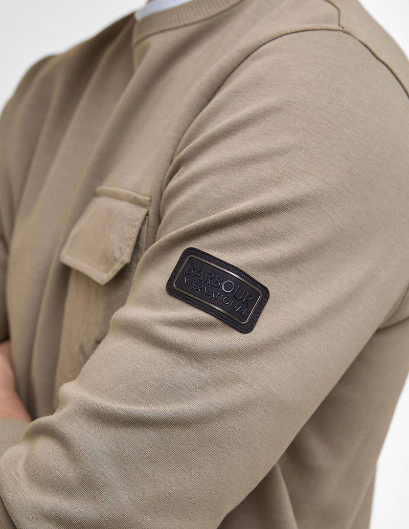 Sudadera Barbour Ilford Interlock Marrón Hombre