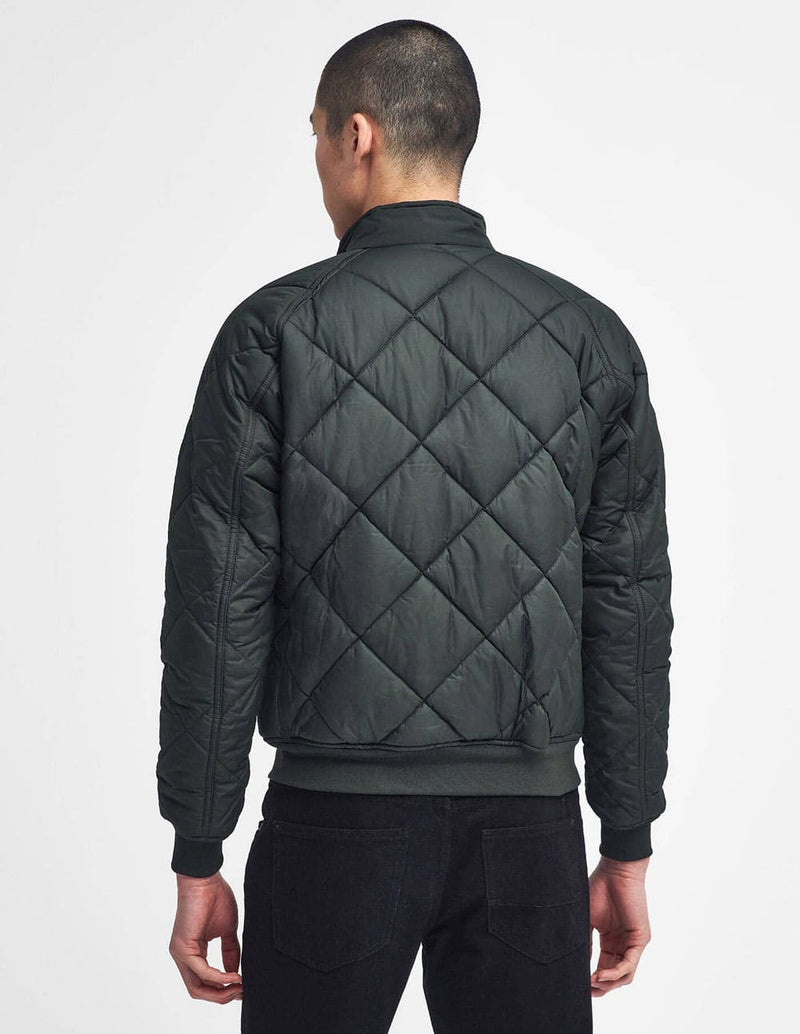 Chaqueta Barbour Merchand Quilted Gris Hombre