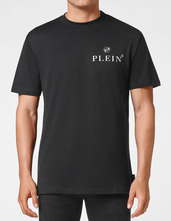 Camiseta Philipp Plein Hexagon Negra Hombre