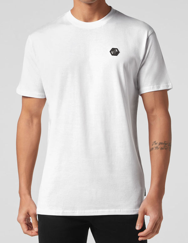 Camiseta Philipp Plein Hexagon Blanca Hombre