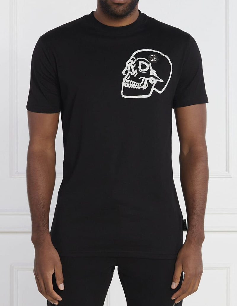 Camiseta Philipp Plein Skull Negra Hombre