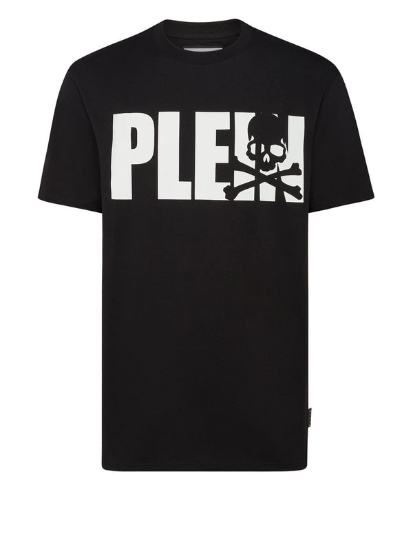 Camiseta Philipp Plein con Logo Grande Negra Hombre