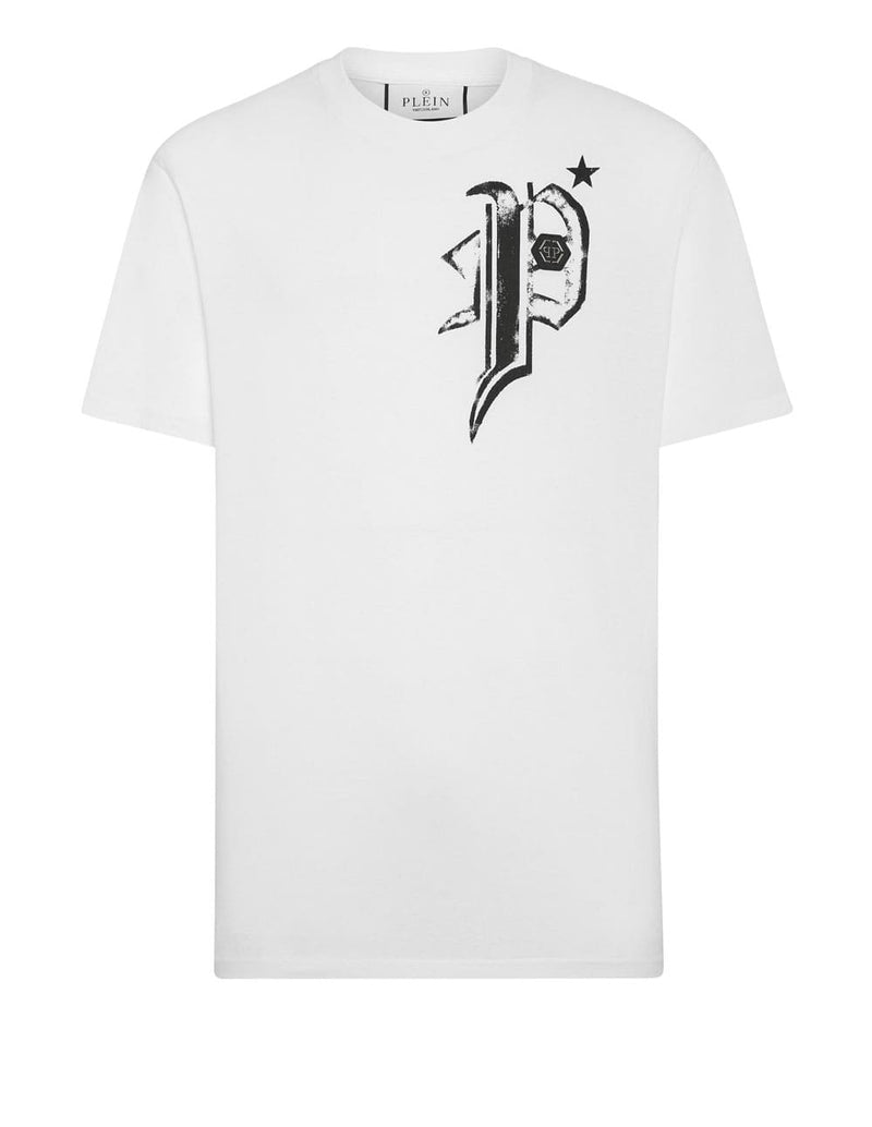 Camiseta Philipp Plein con Logo Blanca Hombre