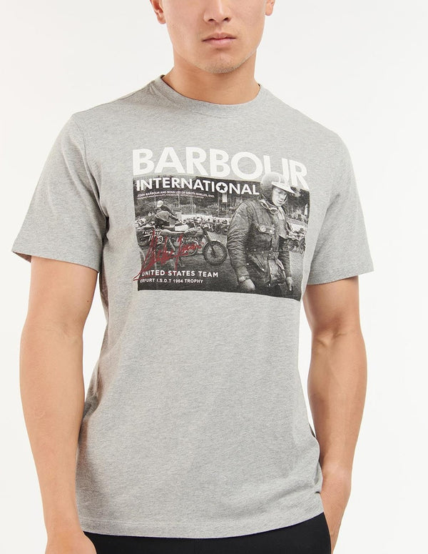 Camiseta Barbour Carter Gris Hombre