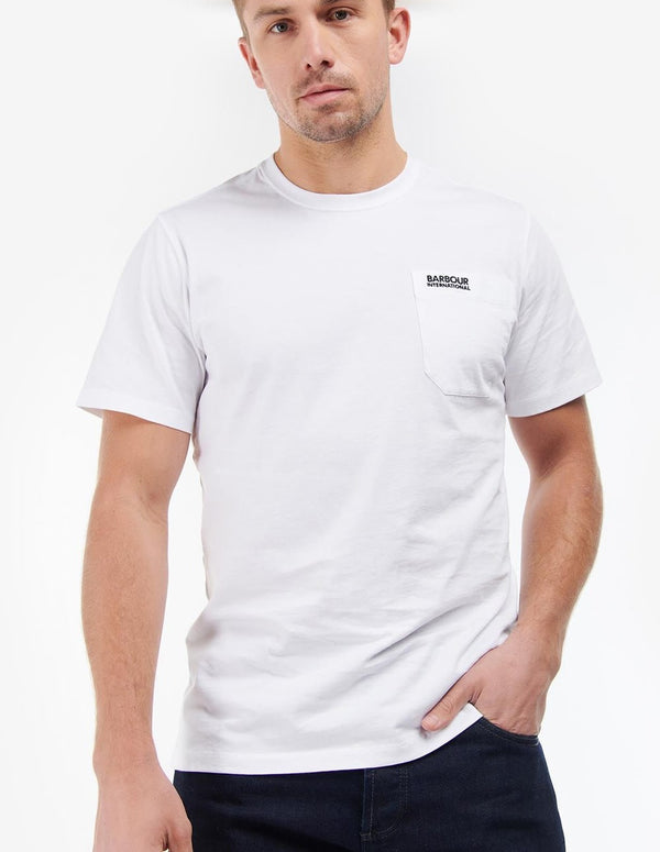 Barbour Radock Pocket White Men's T-shirt
