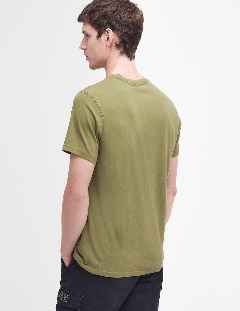Camiseta Barbour Socket Graphic Verde Hombre