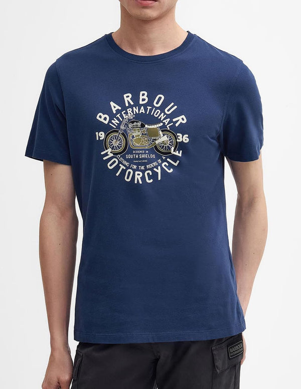 Camiseta Barbour Spirit Graphic Azul Hombre
