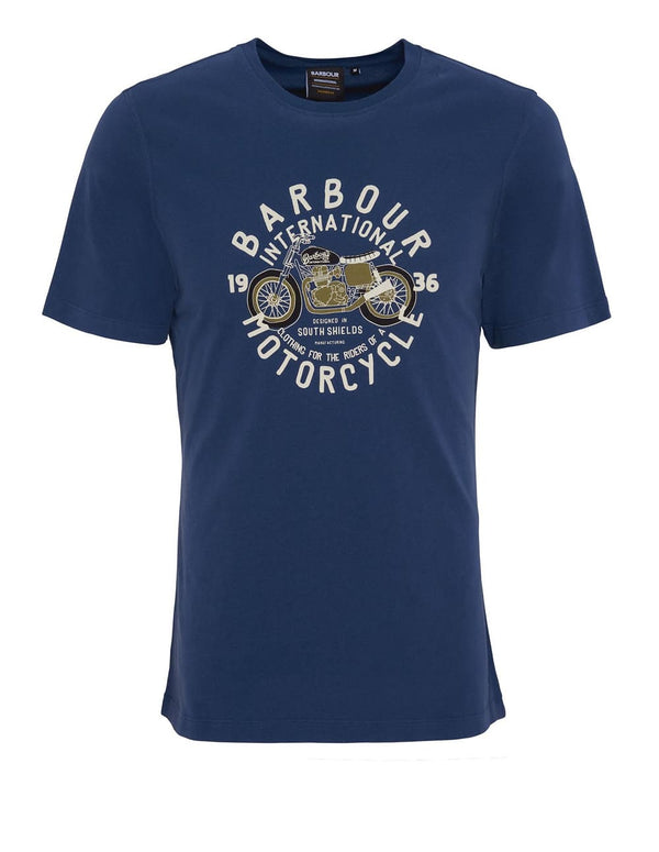 Camiseta Barbour Spirit Graphic Azul Hombre