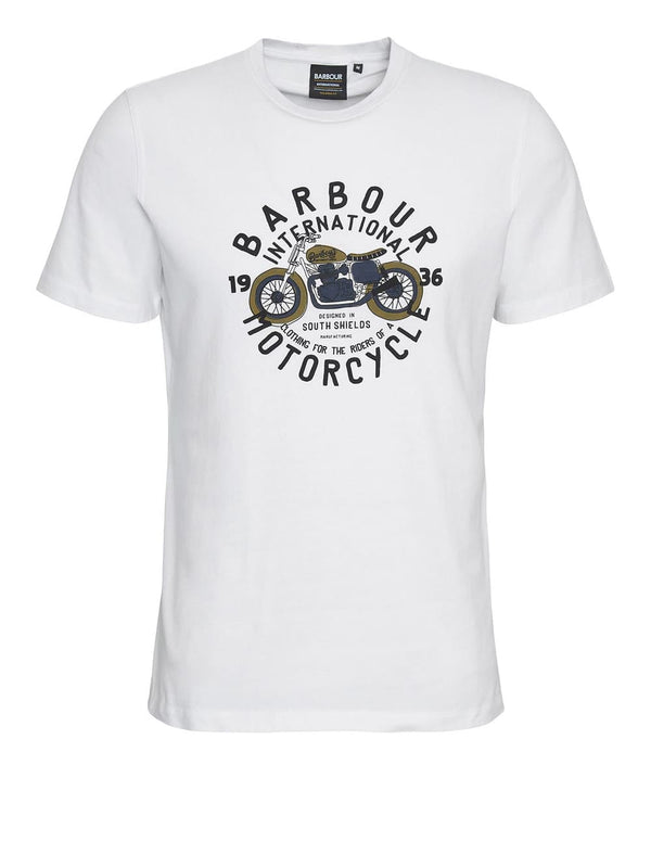 Camiseta Barbour Spirit Graphic Blanca Hombre
