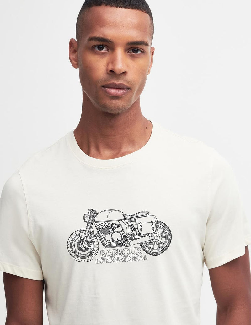 Camiseta Barbour Colgrove Moto Gris Hombre