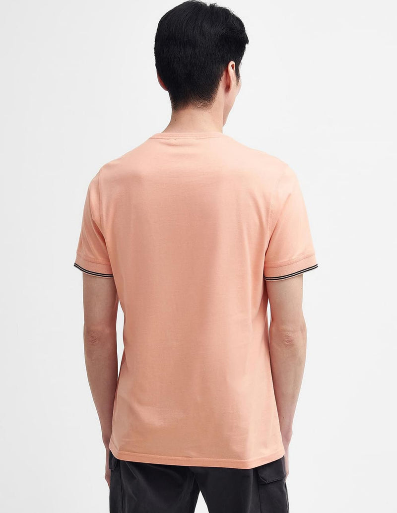 Camiseta Barbour Philip Tipped Naranja Hombre