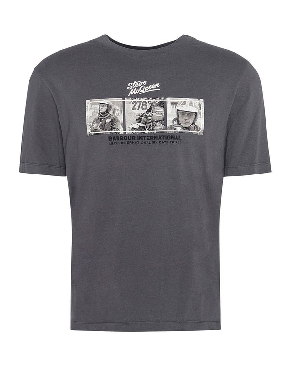 Camiseta Barbour Firebird Graphic Gris Hombre