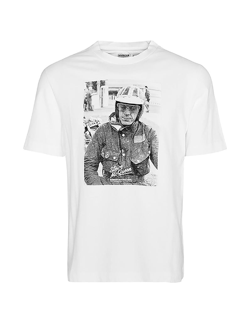 Camiseta Barbour Keystone Graphic Blanca Hombre