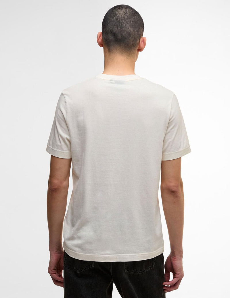 Camiseta Barbour Cruise Graphic Blanca Hombre